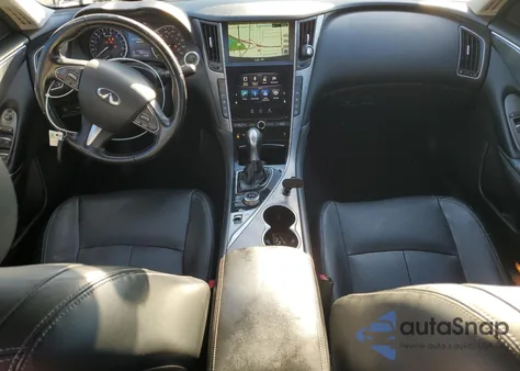 2014 Infiniti Q50 Base z USA, uszkodzony, nr VIN JN1BV7AP4EM685329